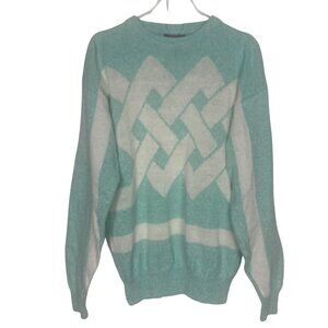 VTG Desert Classic Jack Nicklaus Sweater Mens L XL Green Linen Cotton Grandpa